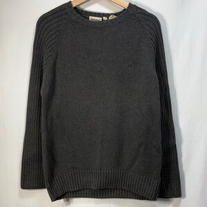 🐻 Timberland cotton, charcoal Crewneck Sweater